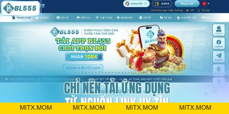 Tải App BL555 – Trải Nghiệm Cá Cược An Toàn & Mượt Mà - mitx.mom
