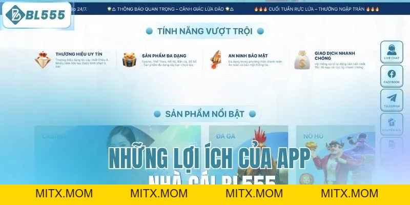 Tải App BL555 – Trải Nghiệm Cá Cược An Toàn & Mượt Mà - mitx.mom