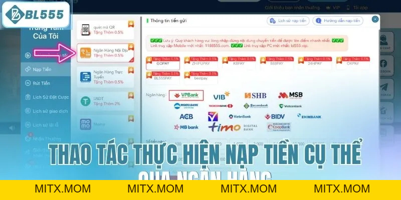 Nạp Tiền BL555 – Nhanh Chóng, An Toàn & Trải Nghiệm Uy Tín - mitx.mom